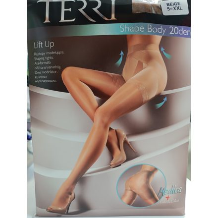 Terri Shape Harisnyanadrág 20 Den XXL Beige